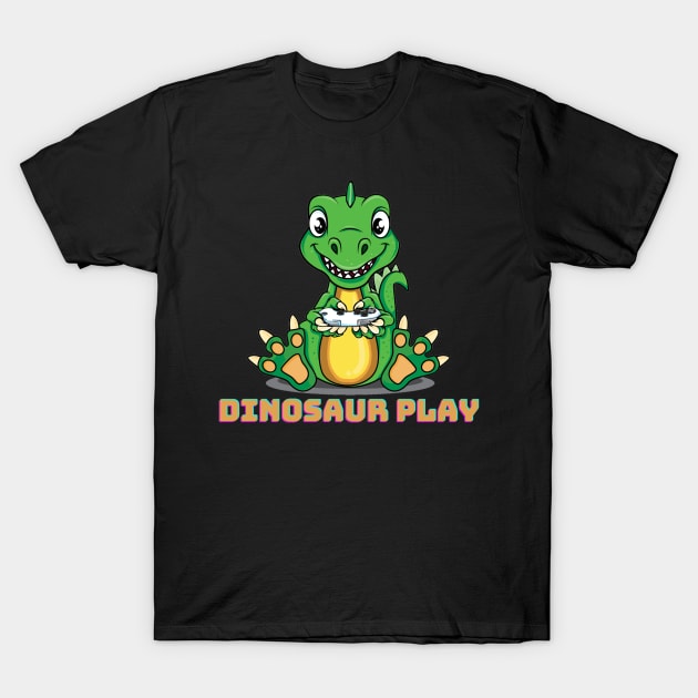 Dinosaur Play T-Shirt by BeragonRe